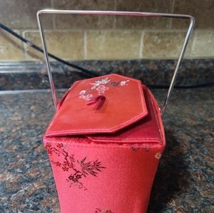 Chinese food box purse.